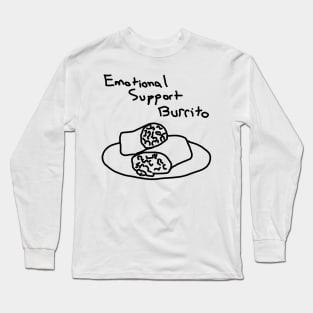 Emotional Support Burrito Long Sleeve T-Shirt
